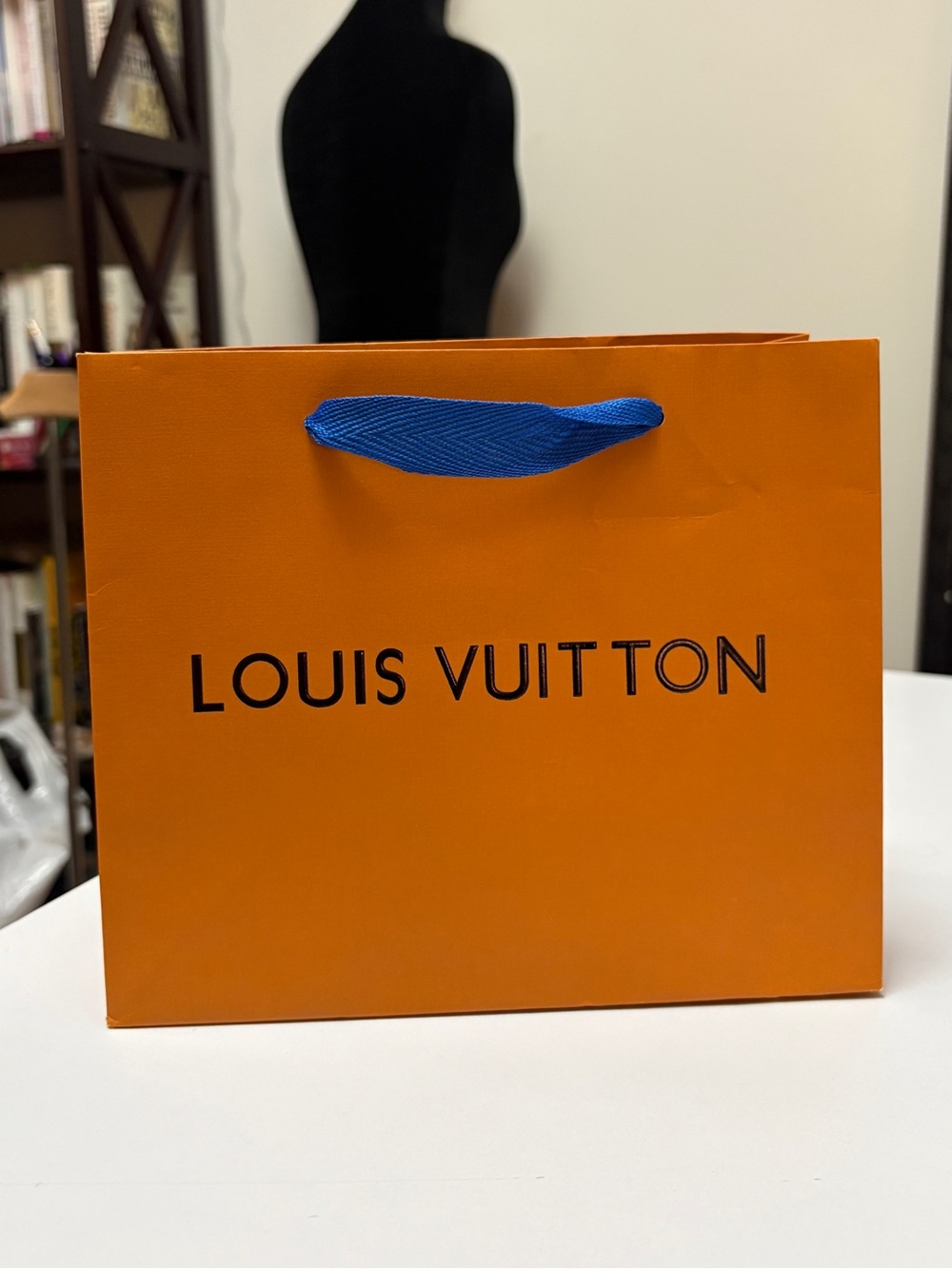 Small Louis Vuitton gift bag.
